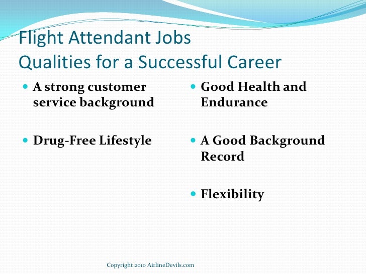 Top 5 Qualities Of A Flight Attendant Top 5 Qualities Of A Flight Attendant